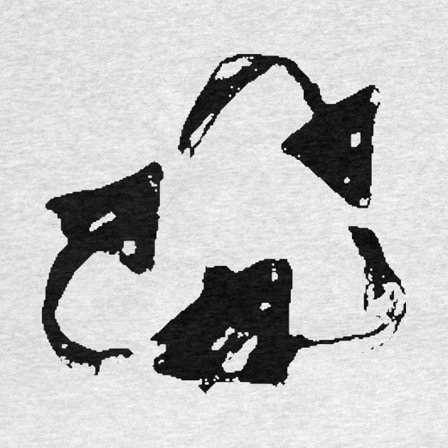 Dark and Gritty Recycle Symbol by MacSquiddles